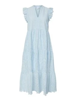 YASHOLI MOUWLOZE JURK -YAS Kleding Winkel 26019496 IceWater 001