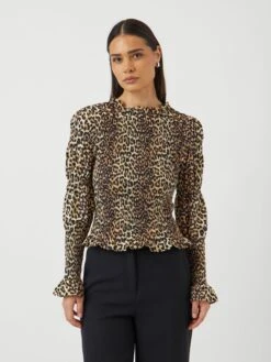 YASCHEMMA GESMOKTE BLOUSE