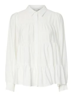 YASPALA OVERHEMD -YAS Kleding Winkel 26025734 StarWhite 001