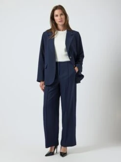 YASREEMAJ HIGH-WAIST BROEK -YAS Kleding Winkel 26028141 NavyBlazer 005