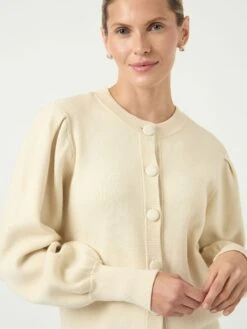 YASFONNY GEBREID VEST -YAS Kleding Winkel 26030699 Birch 006