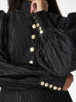 YASRIPPLE MINI JURK -YAS Kleding Winkel 26031533 Black 007