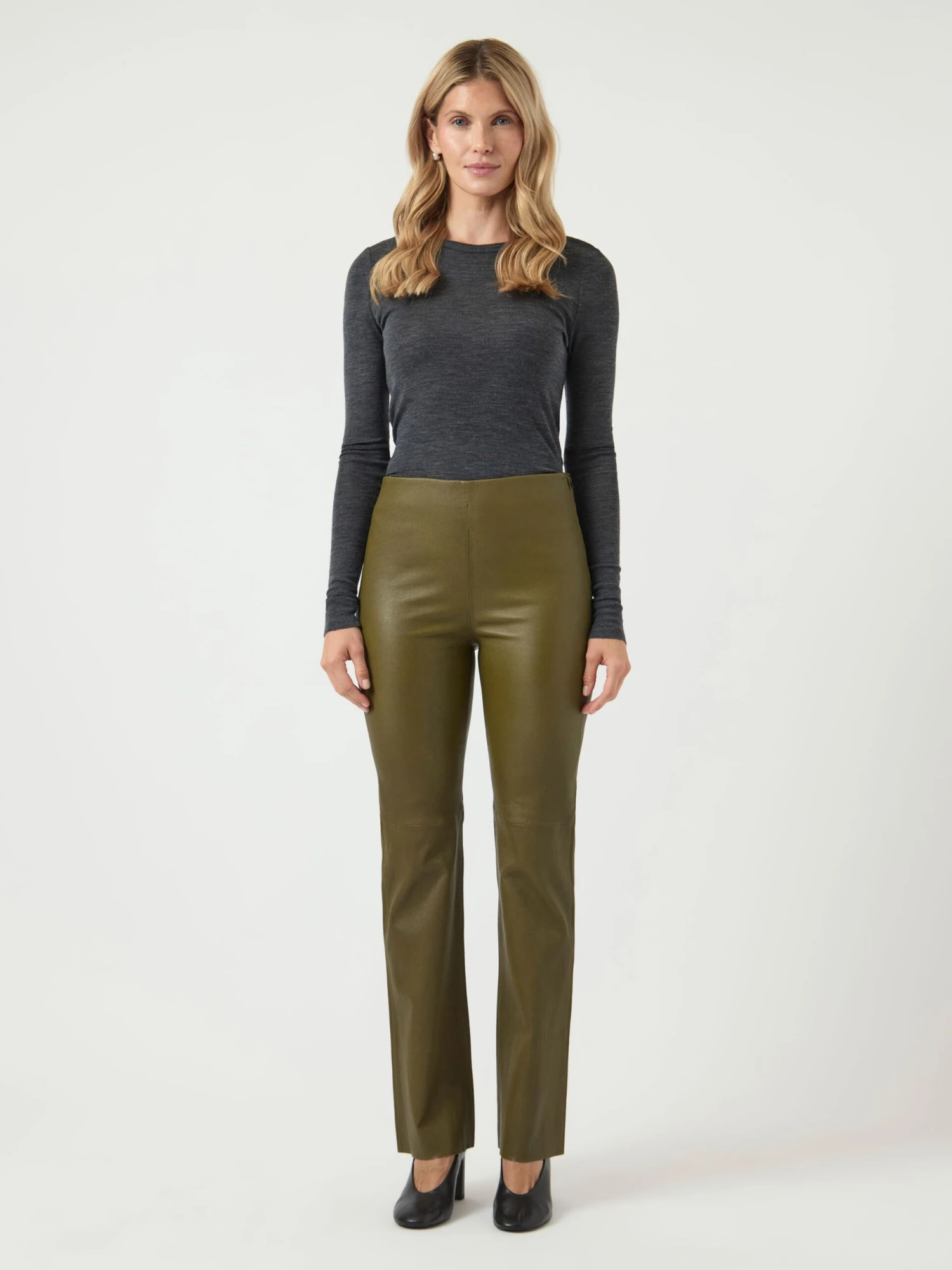 YASZELLU LEREN BROEK 6 YASZELLU LEREN BROEK - Afbeelding 4