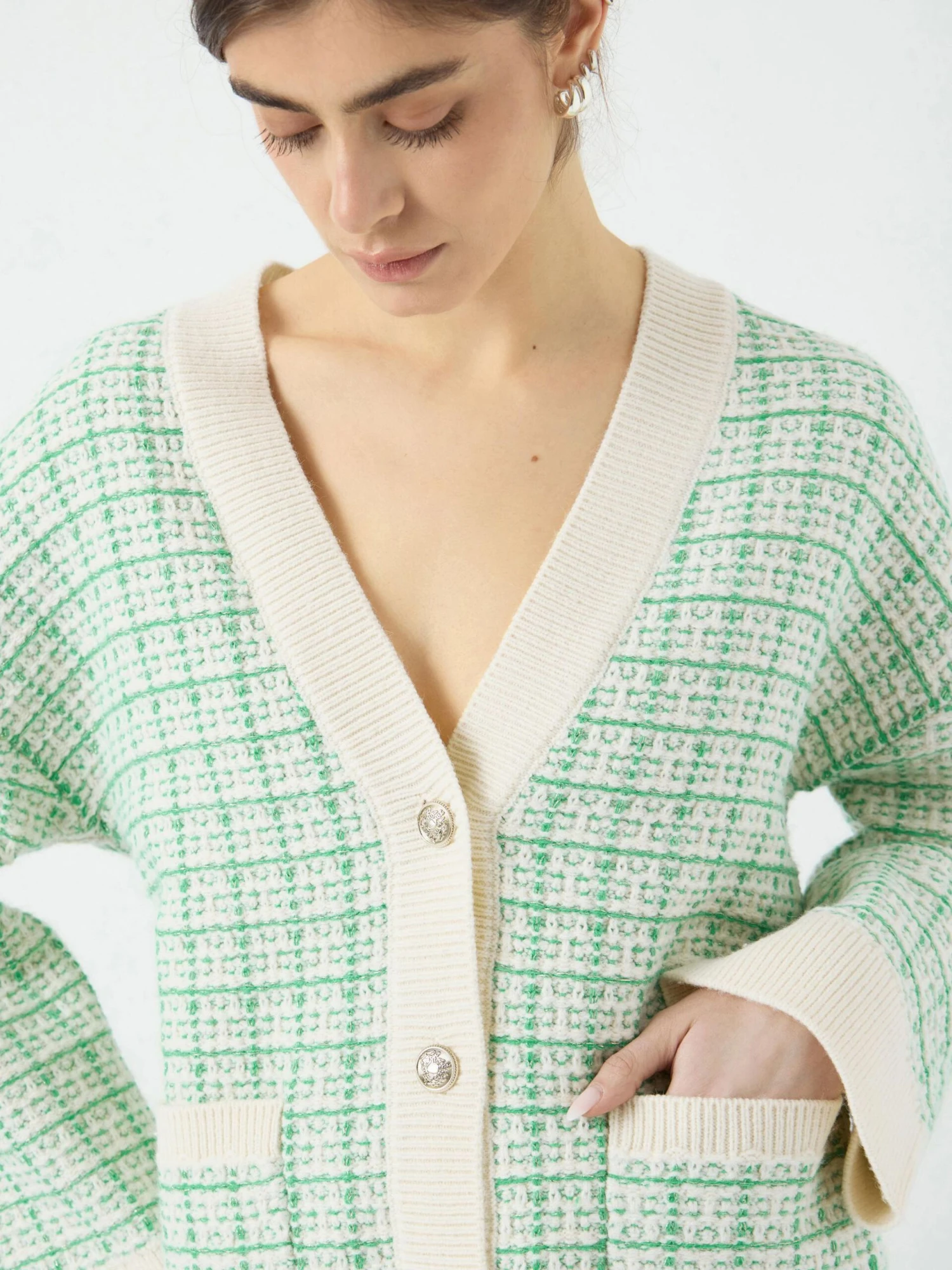 YASLIVIANA GEBREID VEST 5 YASLIVIANA GEBREID VEST - Afbeelding 3