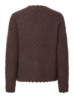 YASBUBBLE GEBREID VEST 13 YASBUBBLE GEBREID VEST -YAS Kleding Winkel 26033202 HotFudge 002