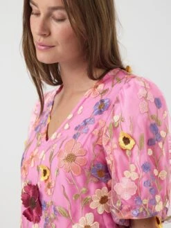 YASFLOWERING MINI JURK -YAS Kleding Winkel 26033265 PinkLavender 1093998 006