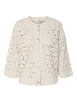 YASHATTY GEBREID VEST 14 YASHATTY GEBREID VEST -YAS Kleding Winkel 26033284 Birch 001