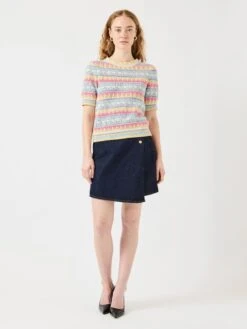 YASMULTA GEBREIDE TOP -YAS Kleding Winkel 26033489 SachetPink 005