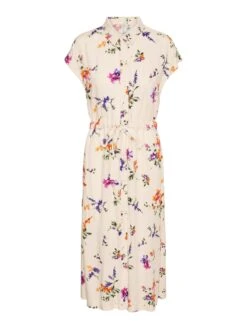 YASASINA MIDI JURK -YAS Kleding Winkel 26034003 WhitecapGray 1109026 001