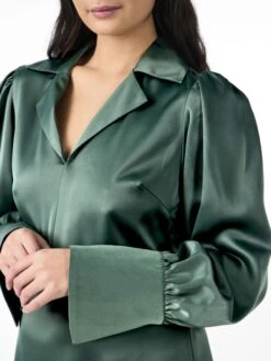 YASPELLA MIDI JURK -YAS Kleding Winkel 26034665 Sycamore 006