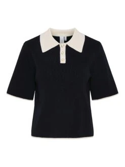 YASMILLE GEBREIDE TOP -YAS Kleding Winkel 26034723 Black 1125919 001