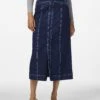 YASTELA DENIM ROK -YAS Kleding Winkel 26034734 DarkBlueDenim 1126868 003