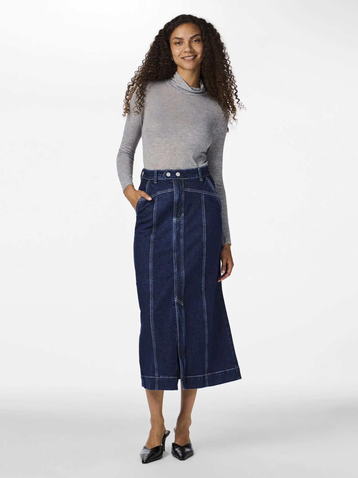 YASTELA DENIM ROK 6 YASTELA DENIM ROK - Afbeelding 4
