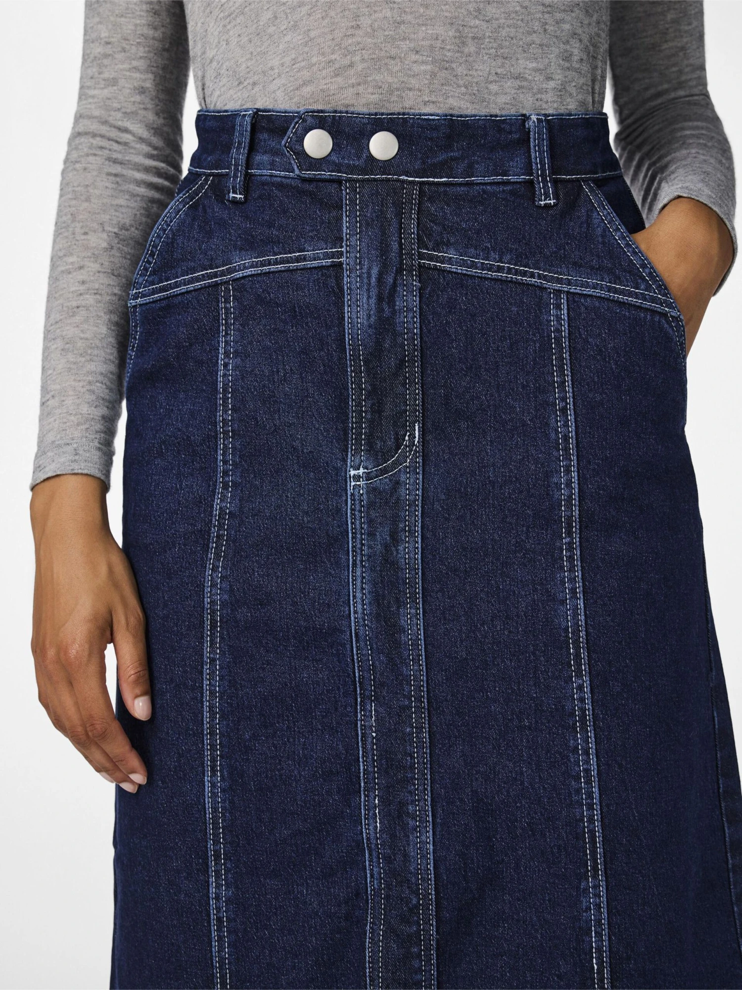 YASTELA DENIM ROK 5 YASTELA DENIM ROK - Afbeelding 3