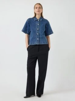 YASDOLMA OVERHEMD -YAS Kleding Winkel 26035022 LightBlueDenim 1195346 005