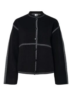 YASJENA GEBREID VEST -YAS Kleding Winkel 26035786 Black 1146277 001