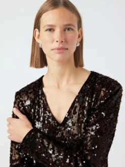 YASPIO MIDI JURK 11 YASPIO MIDI JURK -YAS Kleding Winkel 26035816 DecadentChocolate 006