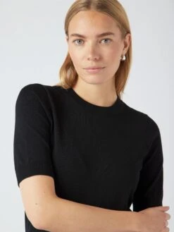 YASLENA GEBREIDE TRUI -YAS Kleding Winkel 26036189 Black 006