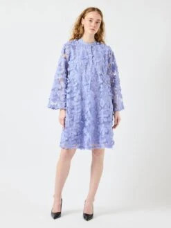 YASKARLY MINI JURK -YAS Kleding Winkel 26036198 BlueHeron 005