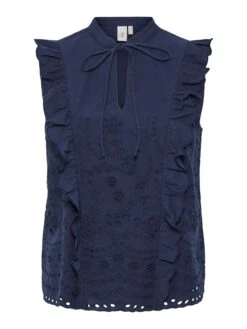 YASLUMA MOUWLOZE TOP -YAS Kleding Winkel 26036259 NavyBlazer 001