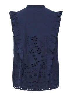 YASLUMA MOUWLOZE TOP -YAS Kleding Winkel 26036259 NavyBlazer 002