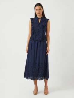 YASLUMA MOUWLOZE TOP -YAS Kleding Winkel 26036259 NavyBlazer 005