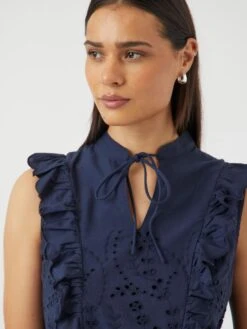 YASLUMA MOUWLOZE TOP -YAS Kleding Winkel 26036259 NavyBlazer 006