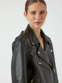 YASANE LEREN JAS -YAS Kleding Winkel 26036286 Black 006