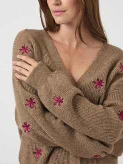 YASFLEUR VEST -YAS Kleding Winkel 26036294 TaupeGray 1234990 006