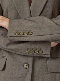 YASREEMAJ BLAZER -YAS Kleding Winkel 26036340 GreyMelange 007