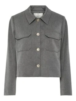 YASDENA BLAZER -YAS Kleding Winkel 26036353 GreyMelange 001