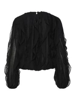 YASMEZUNA BLOUSE -YAS Kleding Winkel 26036384 Black 002