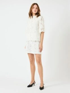 YASSAGGA OVERHEMD -YAS Kleding Winkel 26036821 StarWhite 005