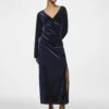 YASSIVA MIDI JURK -YAS Kleding Winkel 26036890 NavyBlazer 003