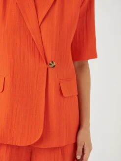 YASSTAW BLAZER -YAS Kleding Winkel 26036935 CherryTomato 006