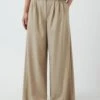YASLIGGA WIDE-LEG BROEK -YAS Kleding Winkel 26036952 Humus 003