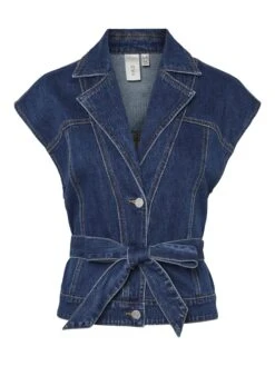 YASLIRA GILET -YAS Kleding Winkel 26036956 MediumBlueDenim 001