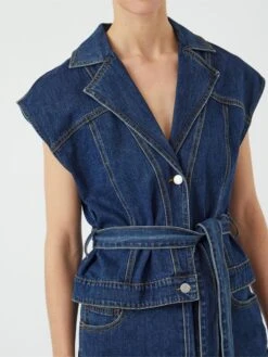 YASLIRA GILET -YAS Kleding Winkel 26036956 MediumBlueDenim 006