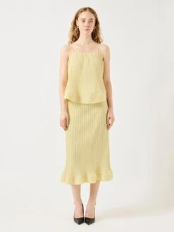 YASRIVA TOP MET BANDJES -YAS Kleding Winkel 26036966 FrenchVanilla 005