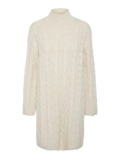 YASLULU GEBREIDE JURK -YAS Kleding Winkel 26037054 Birch 001