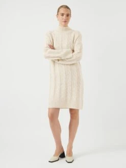 YASLULU GEBREIDE JURK -YAS Kleding Winkel 26037054 Birch 005