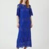YASLACELY MAXI-JURK -YAS Kleding Winkel 26037059 DazzlingBlue 003