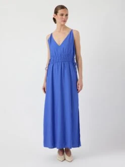 YASDAZLY MAXI-JURK -YAS Kleding Winkel 26037101 DazzlingBlue 005