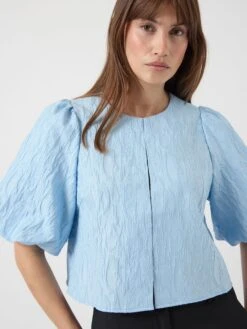 YASMINU BLOUSE -YAS Kleding Winkel 26037107 IceWater 006