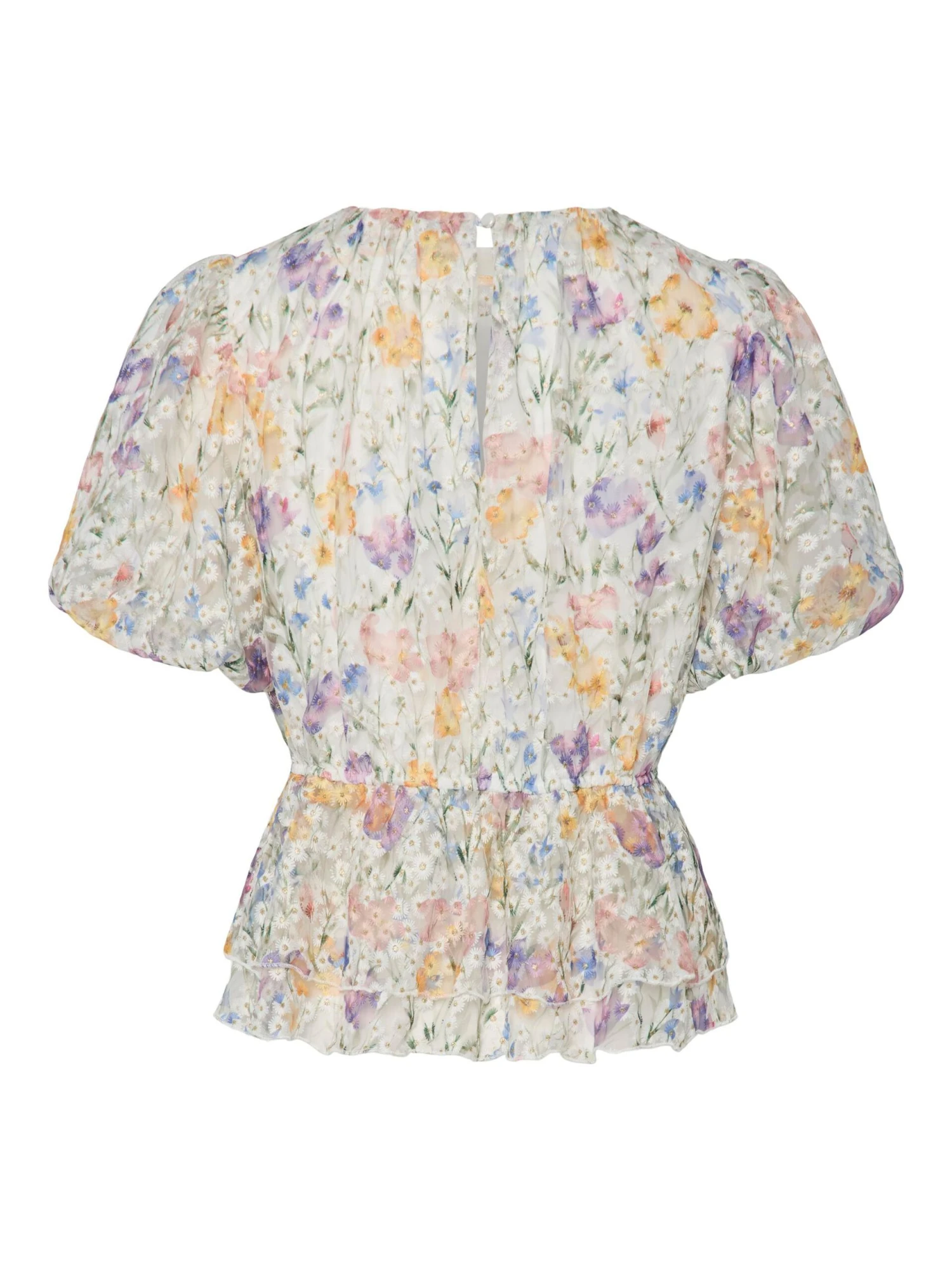 YASLEANNA TOP MET KORTE MOUWEN 4 YASLEANNA TOP MET KORTE MOUWEN - Afbeelding 2