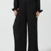 YASPHILINA HIGH-WAIST BROEK -YAS Kleding Winkel 26037256 Black 003