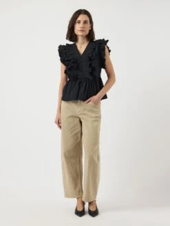 YASRUNA TOP -YAS Kleding Winkel 26037271 Black 005