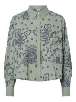 YASRIMIS OVERHEMD -YAS Kleding Winkel 26037277 IcebergGreen 1177743 001