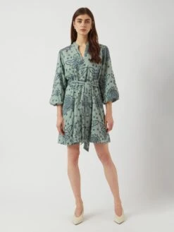 YASRIMIS KORTE JURK -YAS Kleding Winkel 26037278 IcebergGreen 1177744 005