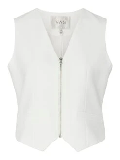 YASILEA GILET -YAS Kleding Winkel 26037351 StarWhite 001